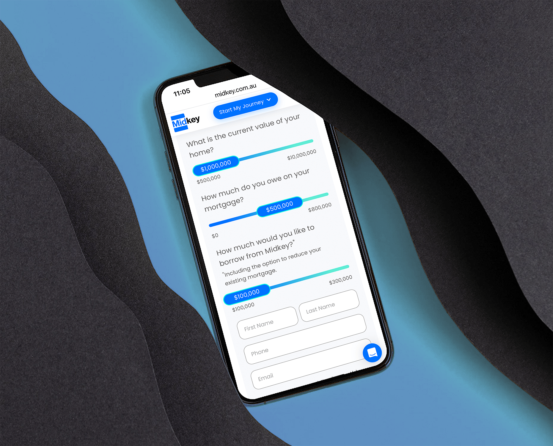 Midkey Webflow Website