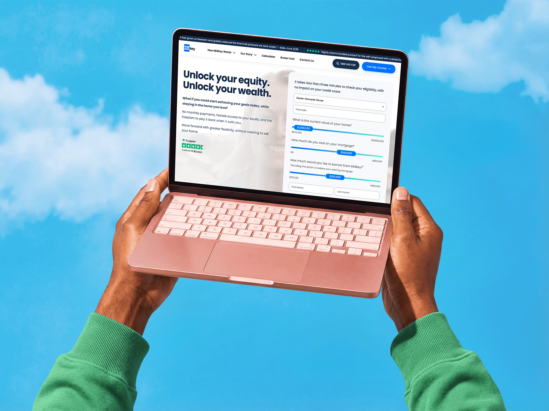 Midkey Webflow Website