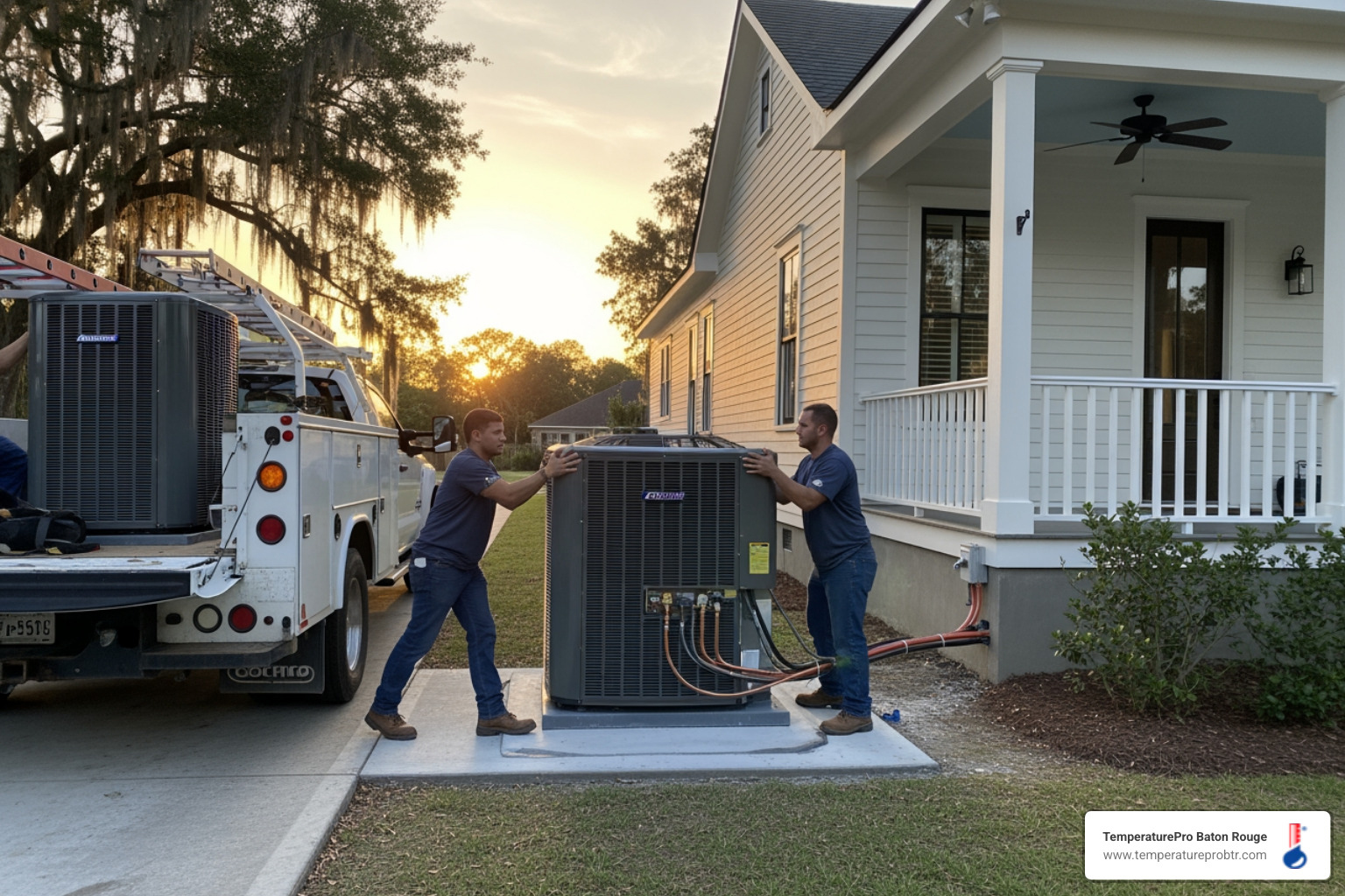 Infographic showing the furnace replacement process: assessment of current system and home heating needs, selection of properly sized high-efficiency furnace with appropriate AFUE rating, professional removal of old unit and installation of new system, thorough testing and calibration, and ongoing maintenance schedule for optimal performance and longevity - furnace replacement in st. gabriel la