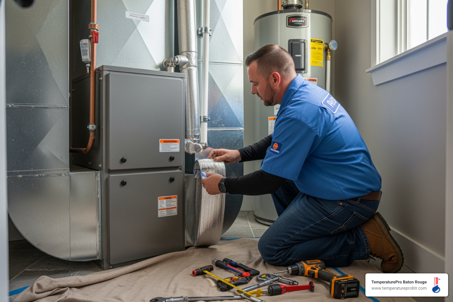 infographic showing the furnace installation process from assessment through final testing, including key steps like load calculation, proper sizing, safe removal, professional installation, system testing, and homeowner walkthrough - furnace installation in walker la