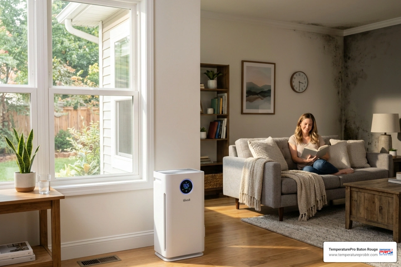 How air filtration and purification reduce mould risk in your home