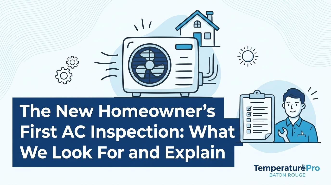 The New Homeowner's First AC Inspection: What We Look For and Explain
