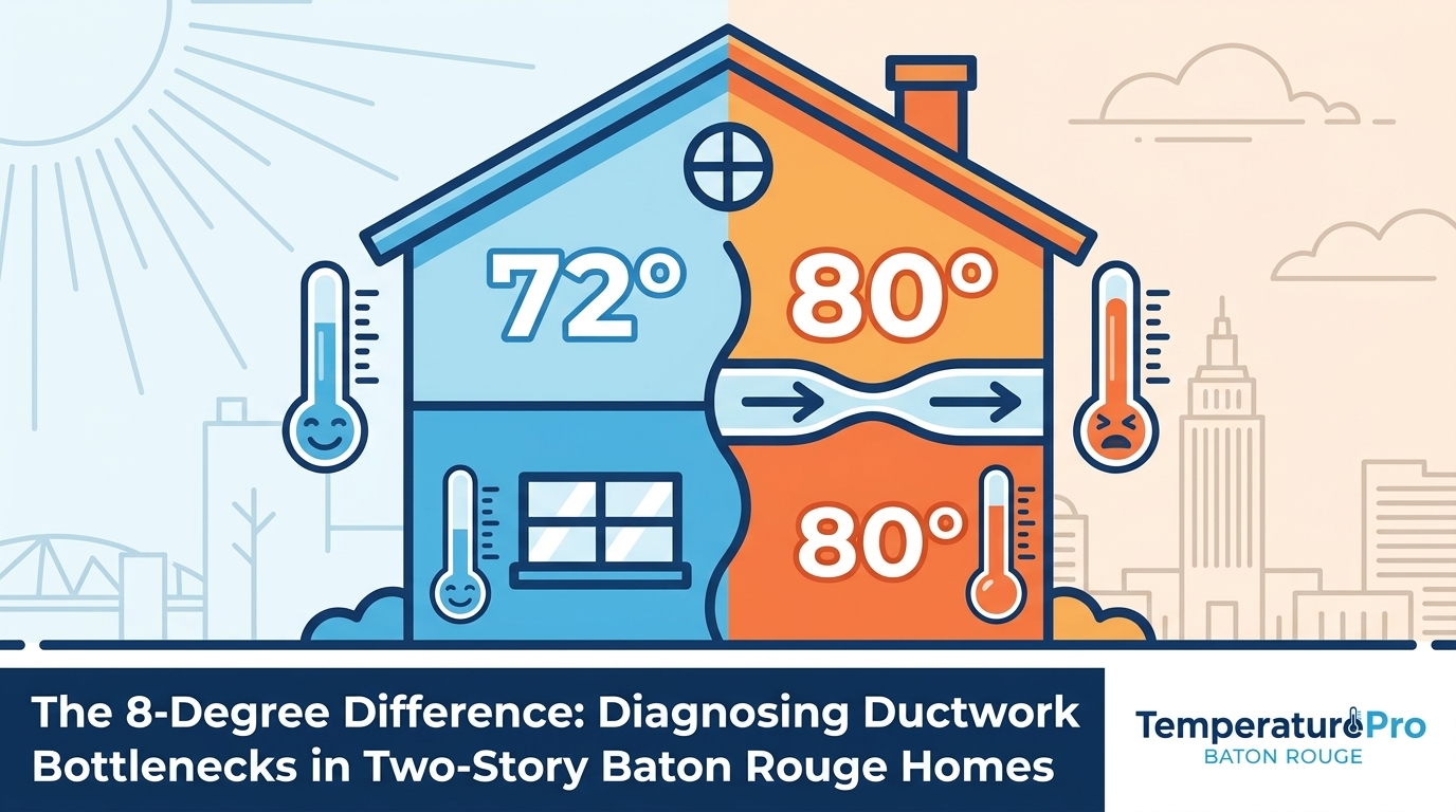 Diagnosing Ductwork Bottlenecks in Two-Story Baton Rouge Homes