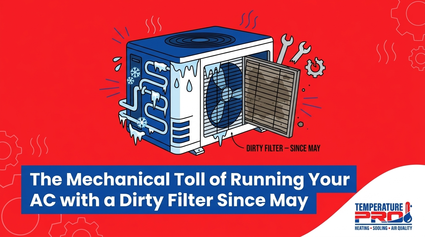 The Mechanical Toll of Running Your AC with a Dirty Filter Since May