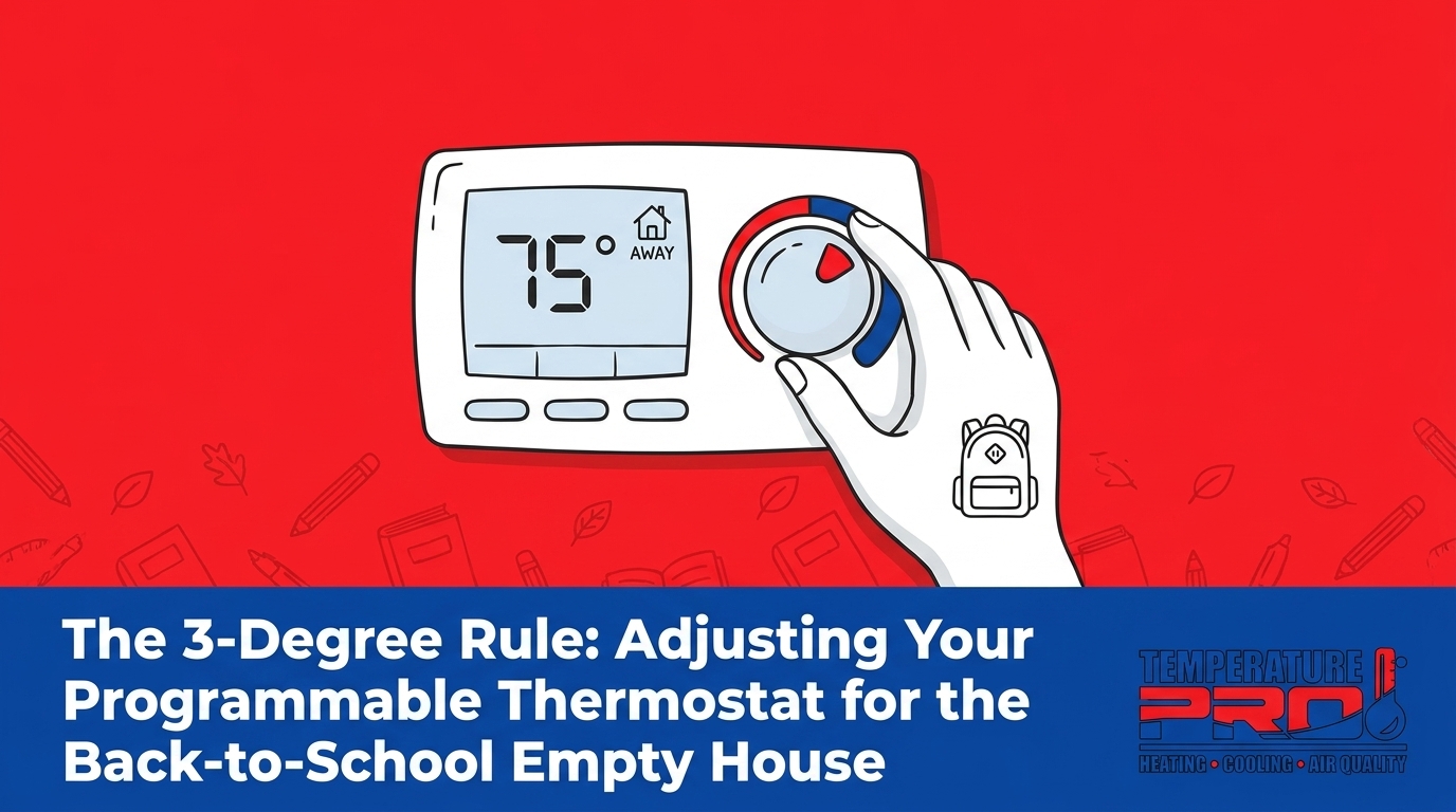 Adjusting Your Programmable Thermostat for the Back-to-School Empty House