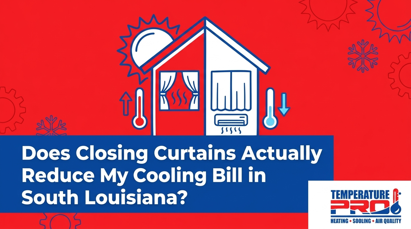 Does Closing Curtains Actually Reduce My Cooling Bill in South Louisiana?