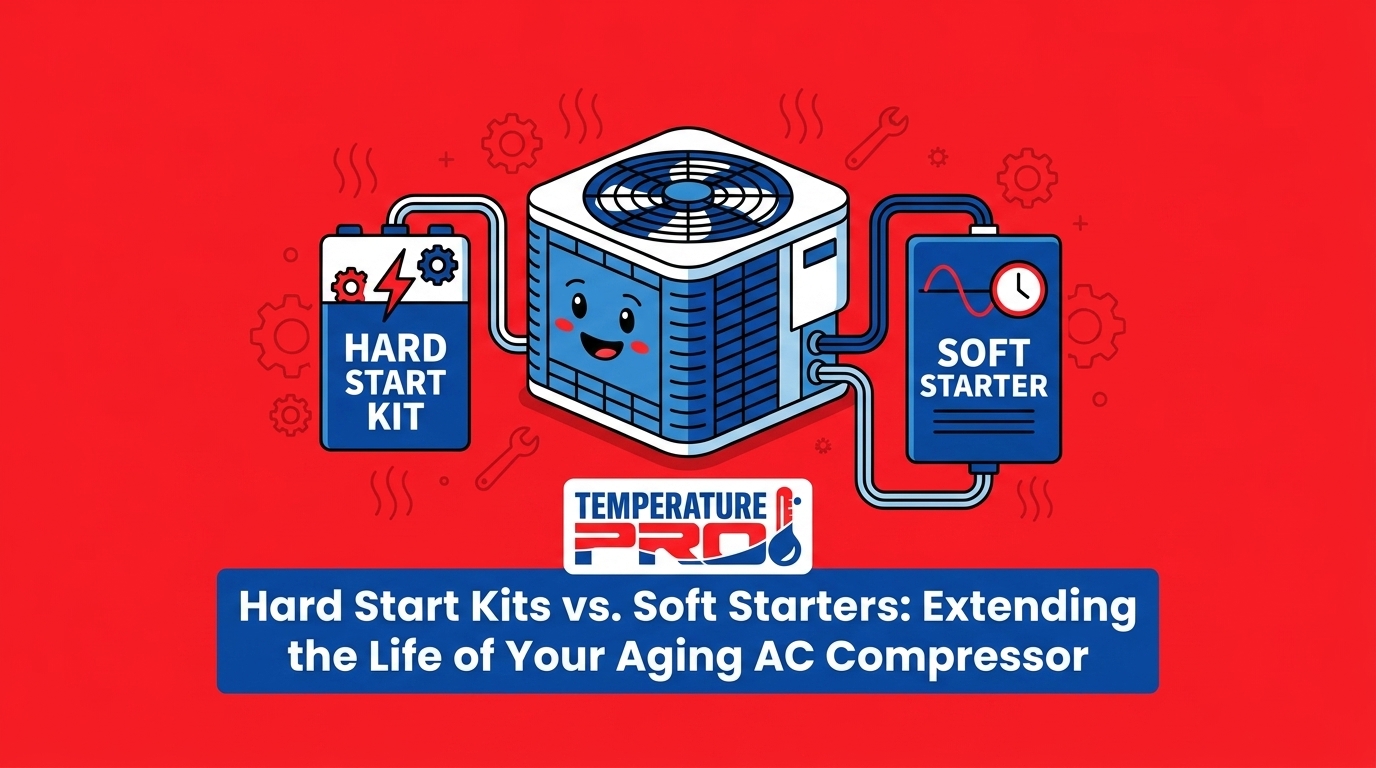 Hard Start Kits vs. Soft Starters: Extending the Life of Your Aging AC Compressor
