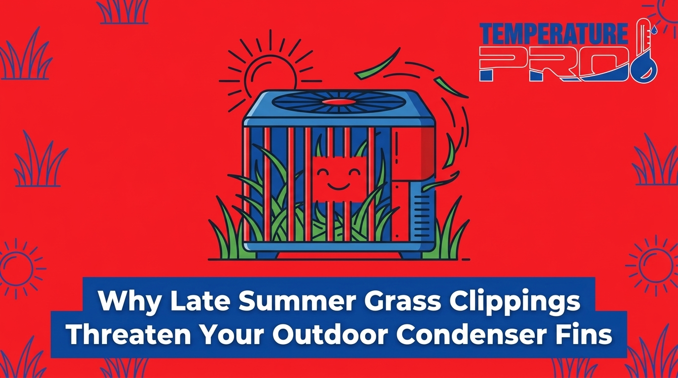 The Impact of Late Summer Grass Clippings on Your Outdoor Condenser Fins