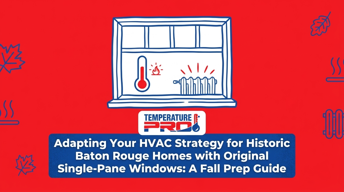 Adapting Your HVAC Strategy for Historic Baton Rouge Homes with Original Single-Pane Windows