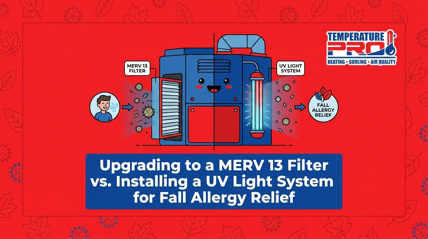 Upgrading to a MERV 13 Filter vs. Installing a UV Light System for Fall Allergy Relief