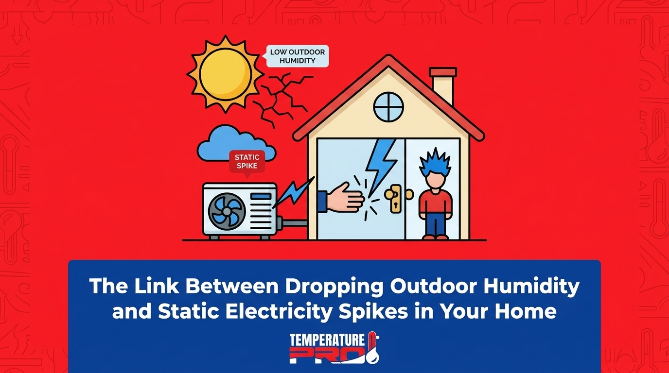 The Link Between Dropping Outdoor Humidity and Static Electricity Spikes in Your Home
