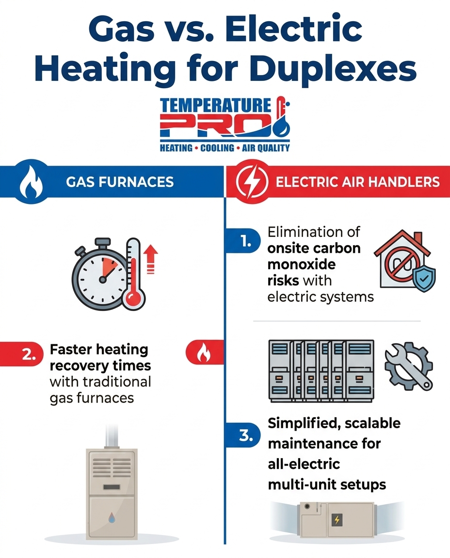Gas vs. Electric Heating for Duplexes