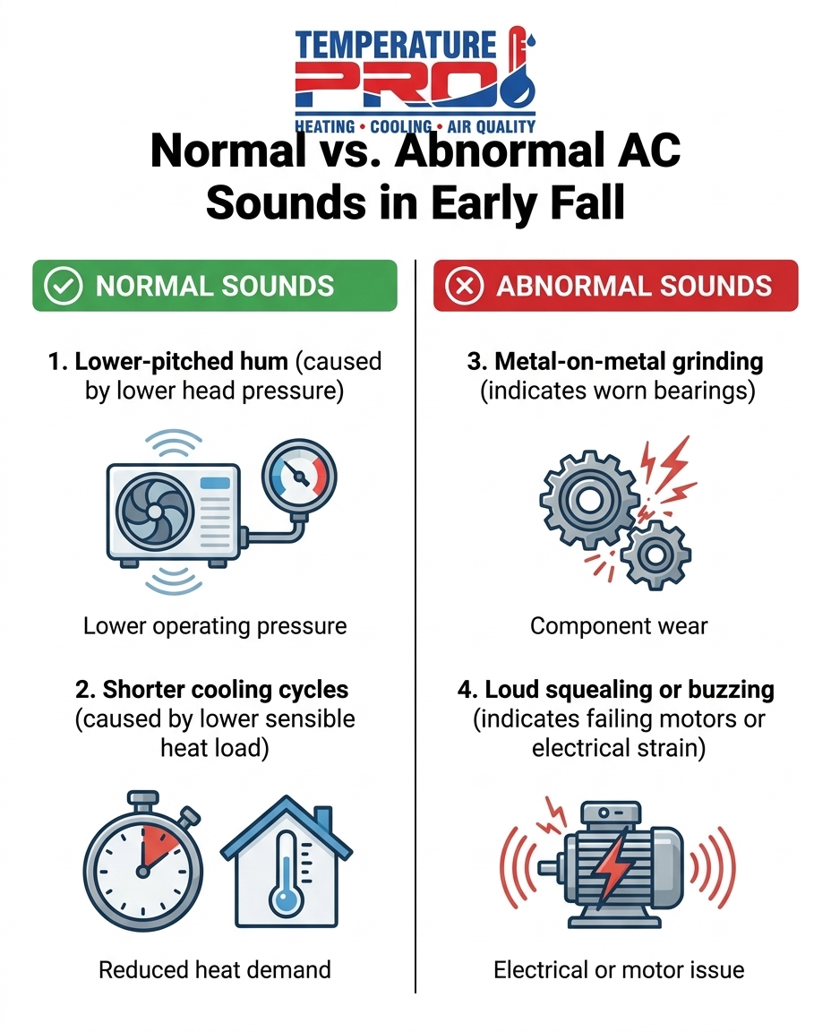Normal vs. Abnormal AC Sounds in Early Fall