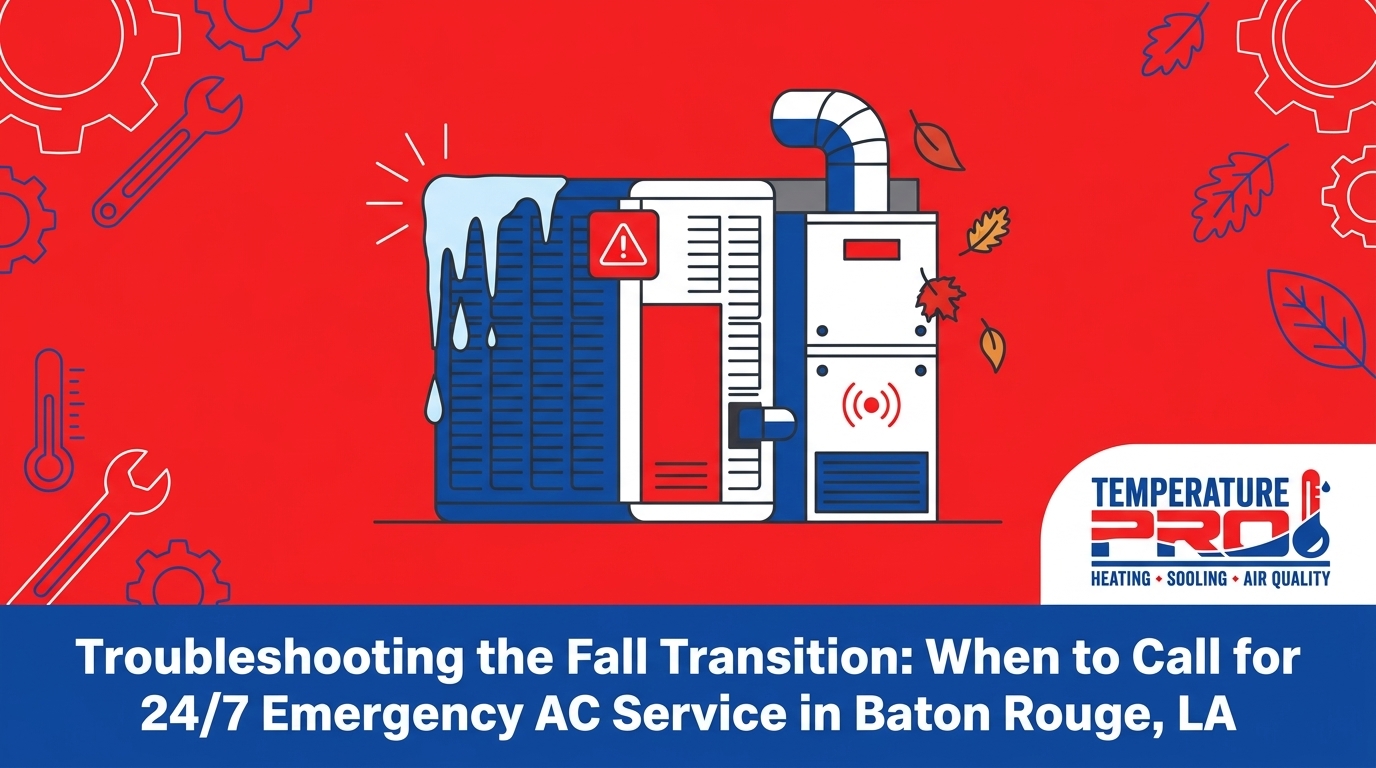 Troubleshooting the Fall Transition: When to Call for 24/7 Emergency AC Service in Baton Rouge, LA