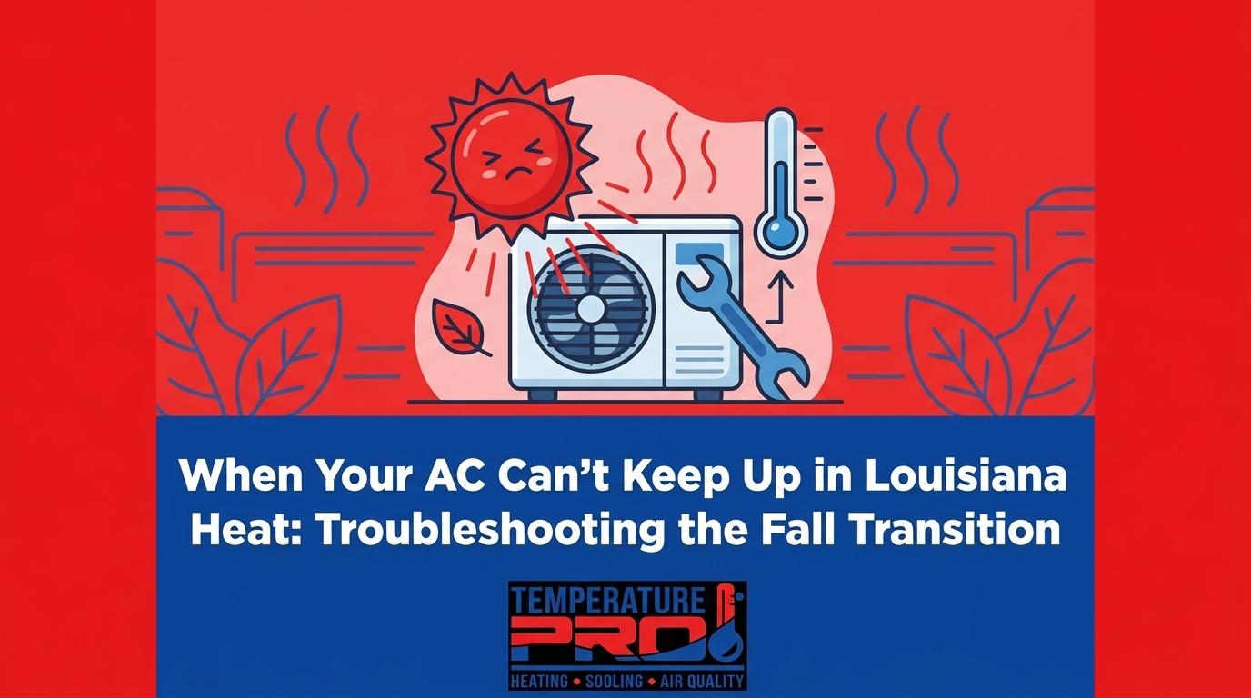 When Your AC Can't Keep Up in Louisiana Heat: Troubleshooting the Fall Transition