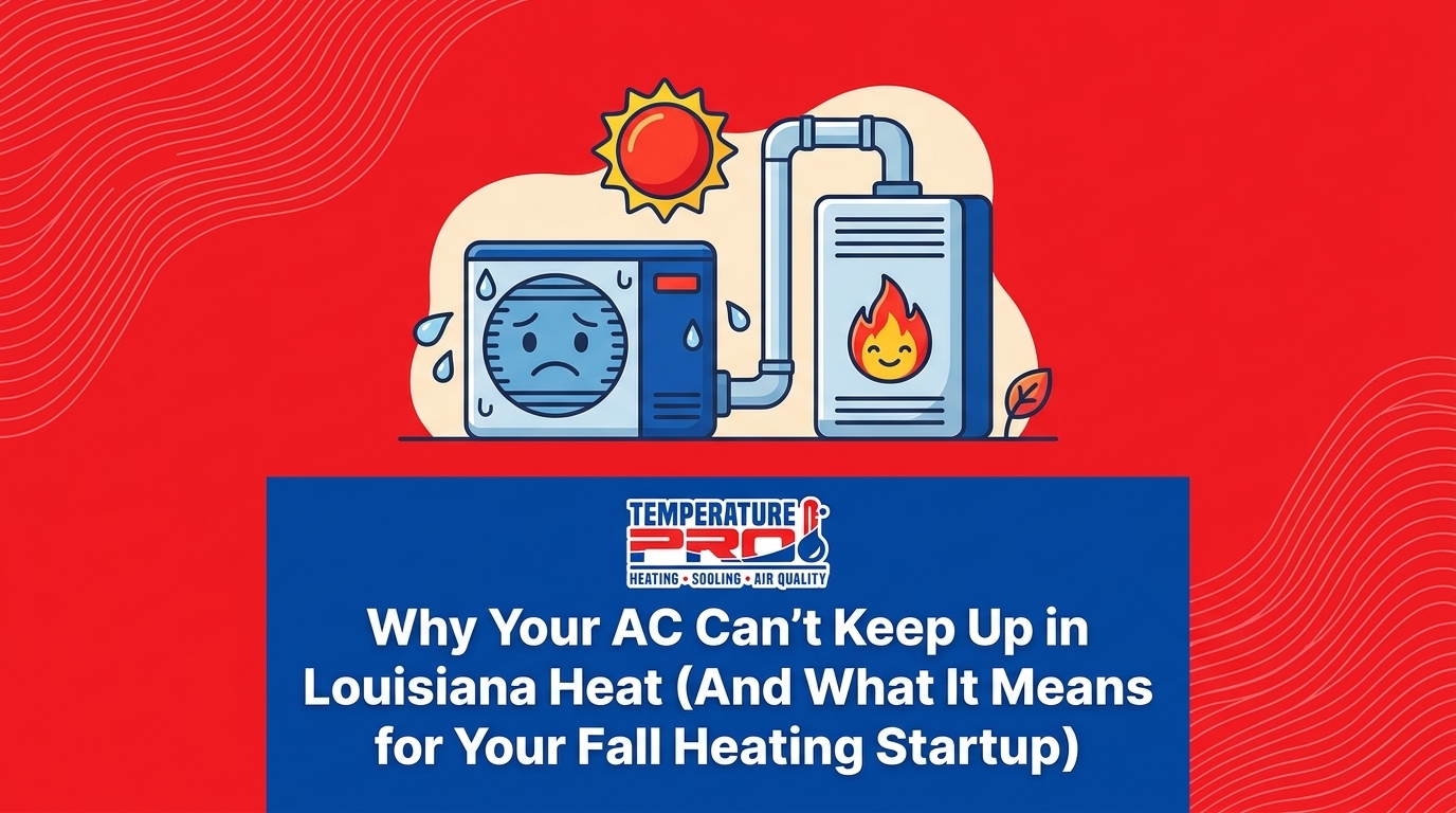 Why Your AC Can't Keep Up in Louisiana Heat (And What It Means for Your Fall Heating Startup)
