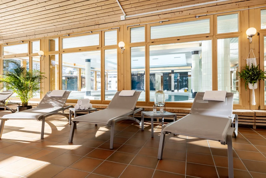 Relaxation room at Altein, Arosa