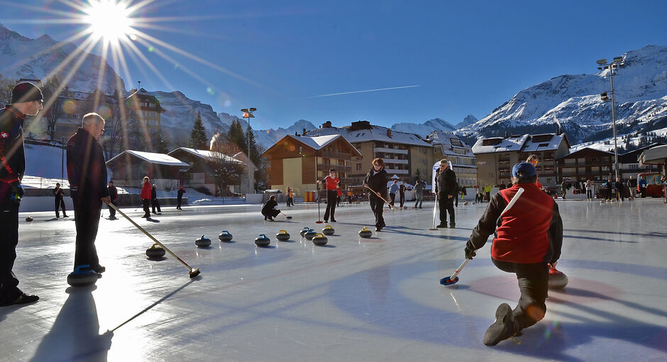 Ice Skating in Wengen