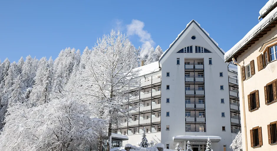 Schweizerhof Sils Maria Winter