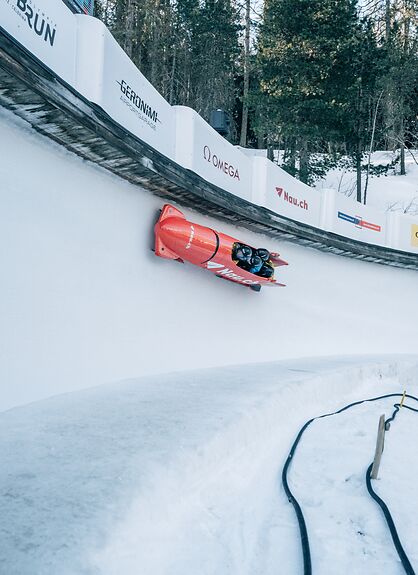 Bobsleigh in Sils Maria