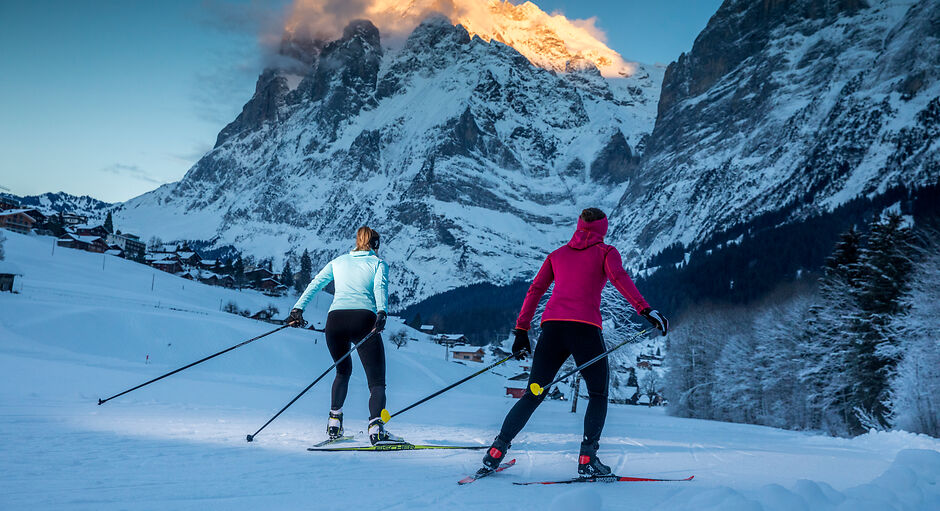 Cross-Country Skiing in Wengen