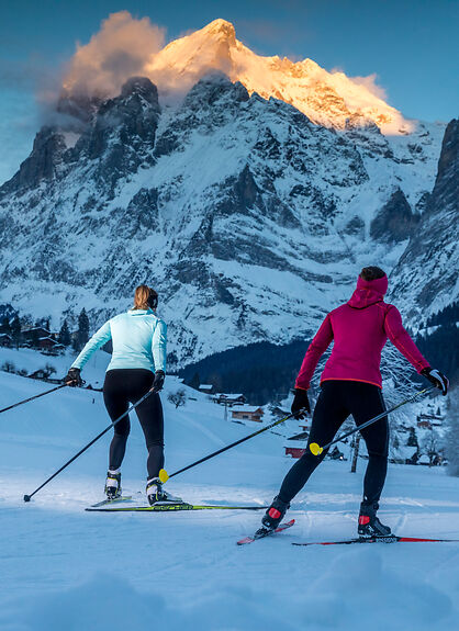 Cross-Country Skiing in Wengen