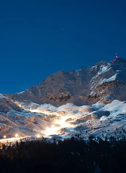 ‍Corvatsch Snow Night