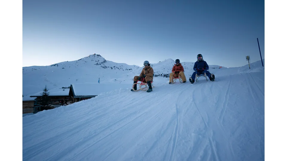 Sledging in Arosa