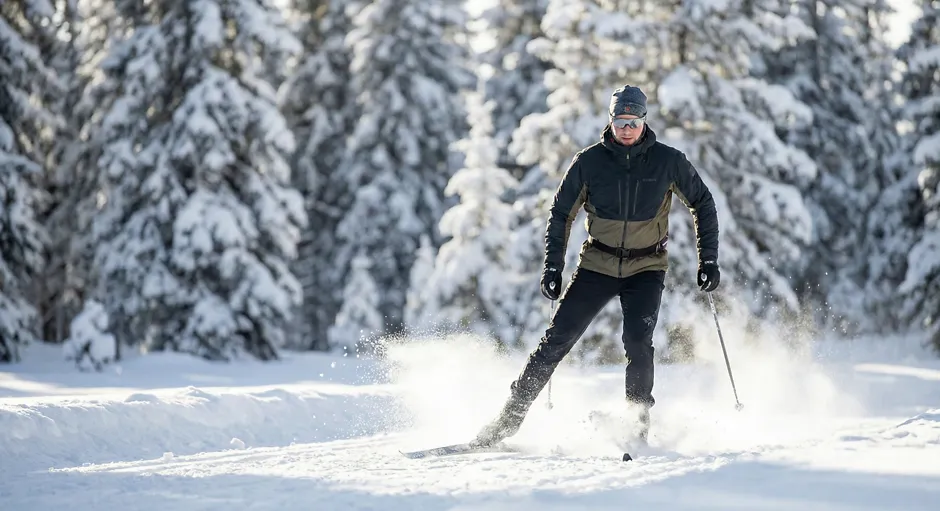 Cross-country skiing in Arosa