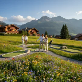 Mini Golf in Arosa: Alpine Putting with Mountain Views