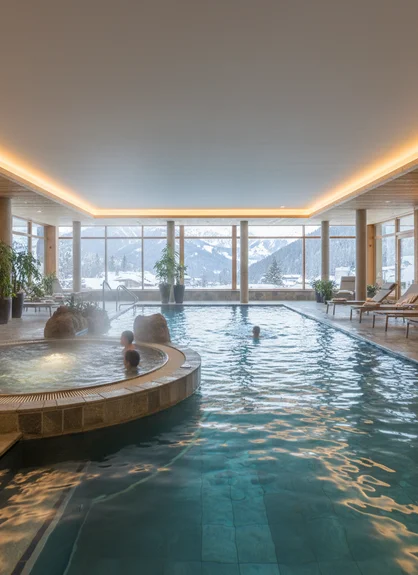 Indoor Swimming and Thermal Pools at Altein Arosa