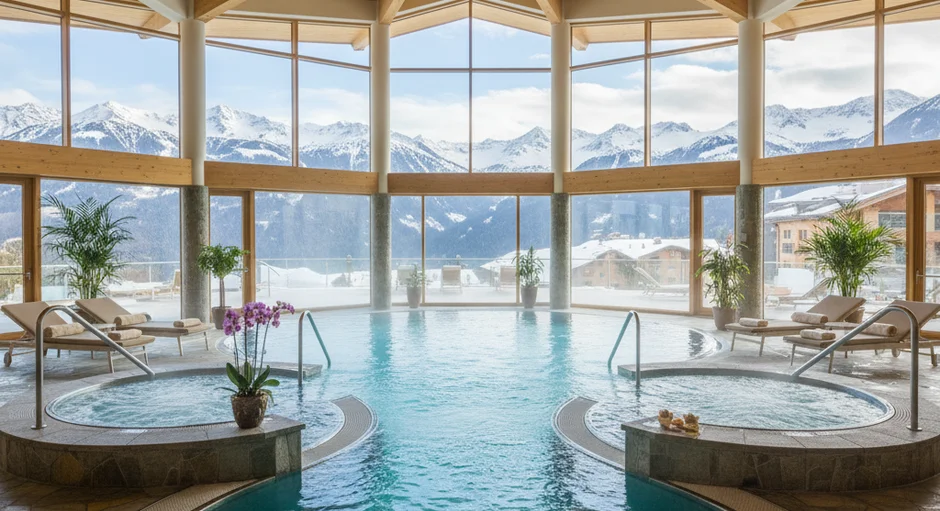 Indoor Swimming and Thermal Pools at Altein Arosa