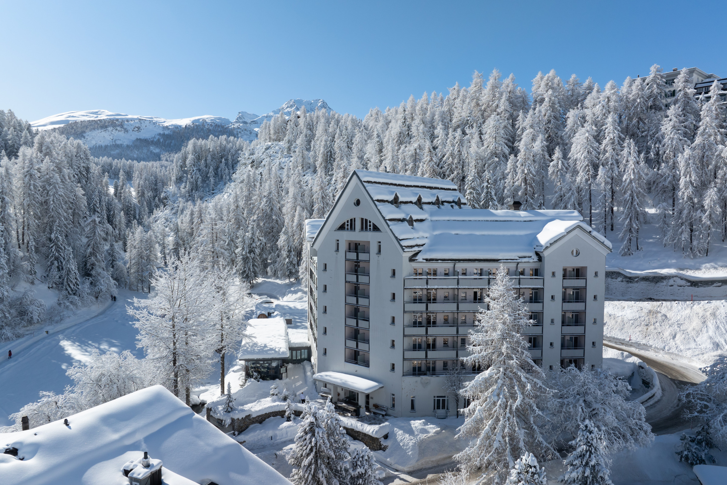 Schweizerhof Sils Maria Winter