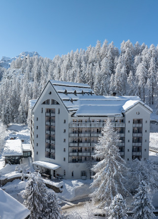 Schweizerhof Sils Maria Winter