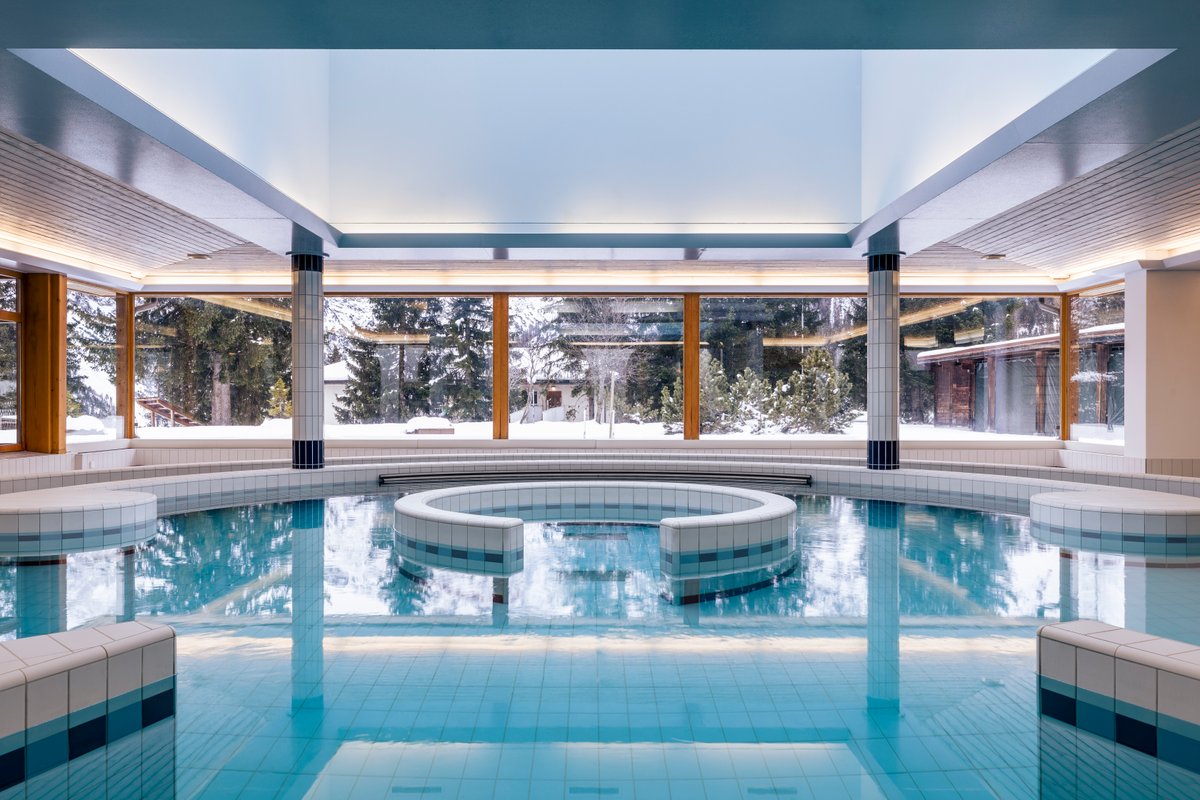 Indoor Swimming and Thermal Pools at Altein Arosa