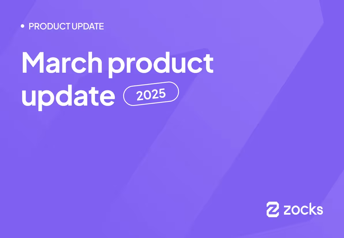 March 2025 Product Update
