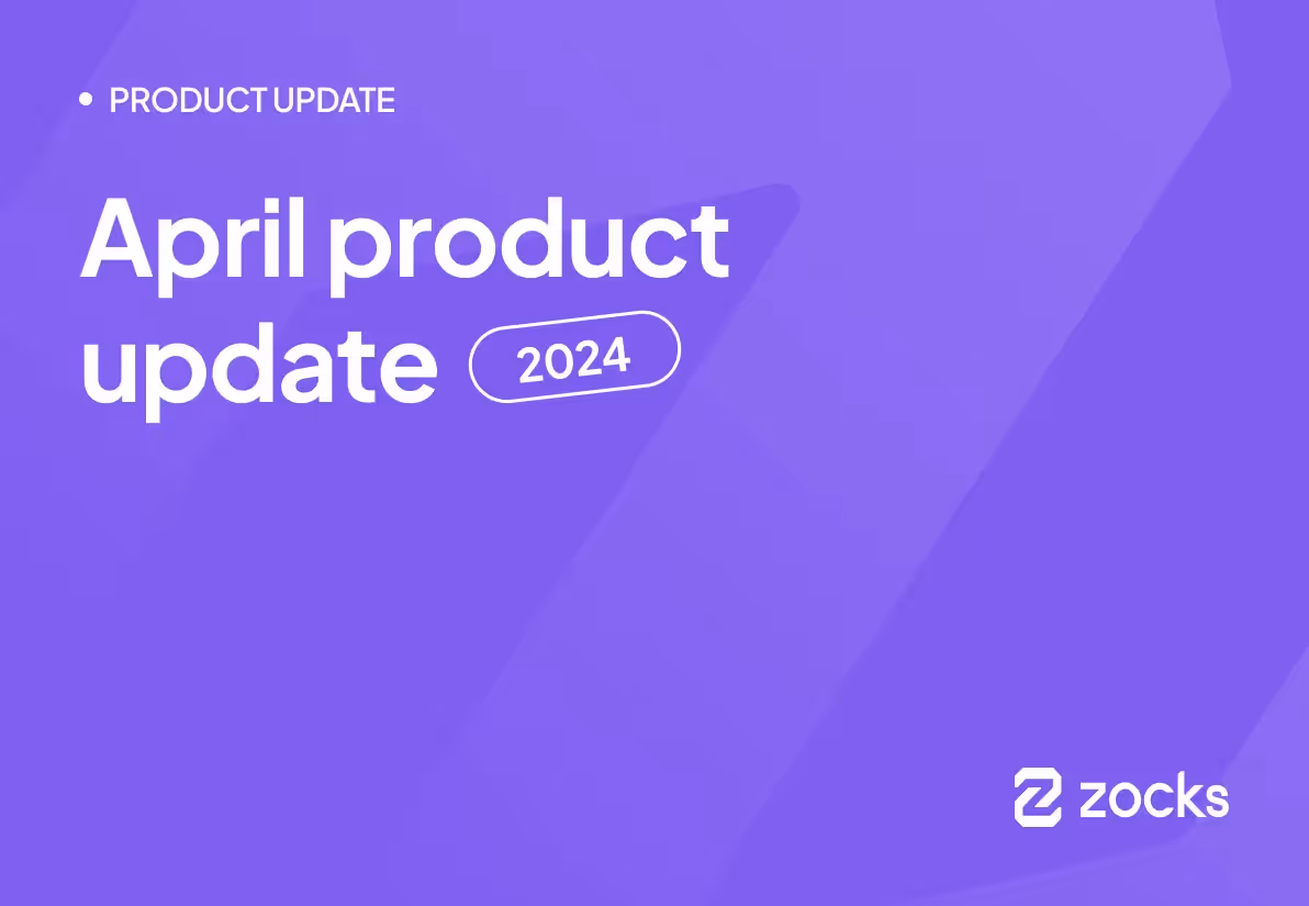 April Product Update