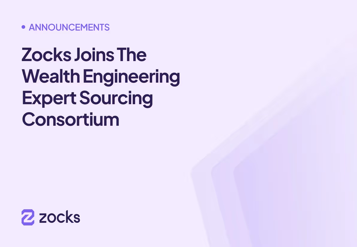 Zocks Joins The Wealth Engineering Expert Sourcing Consortium