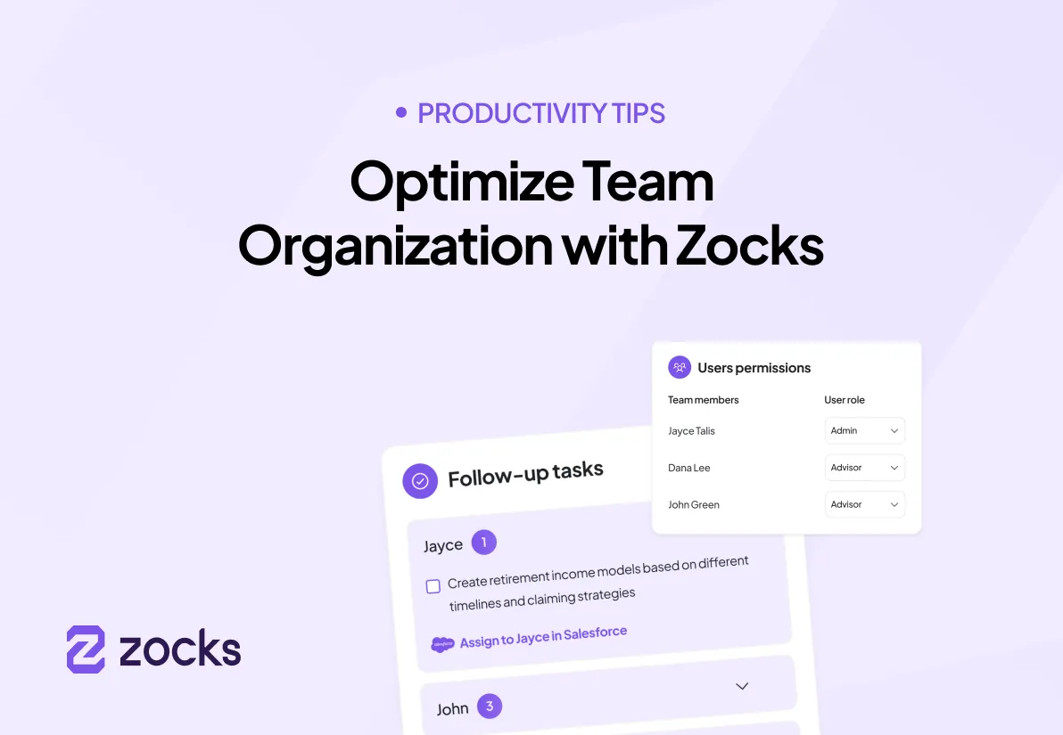 Optimize Team Organization with Zocks