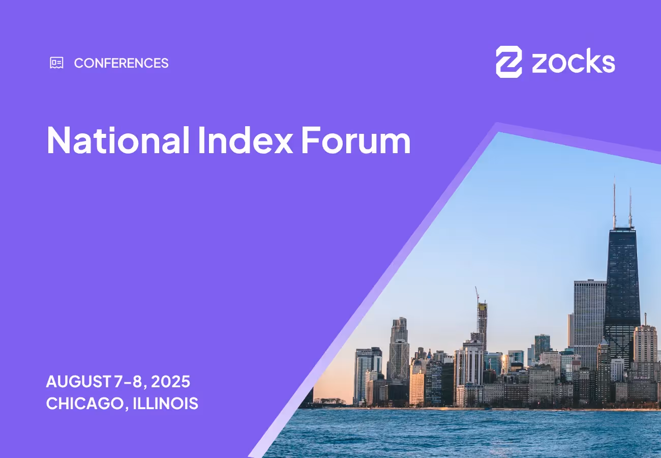 Zocks at National Index Forum