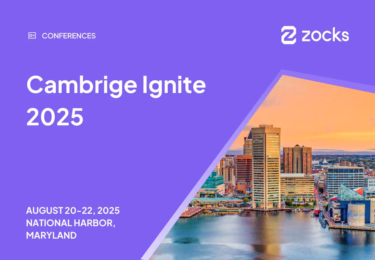 Zocks at Cambridge Ignite 2025