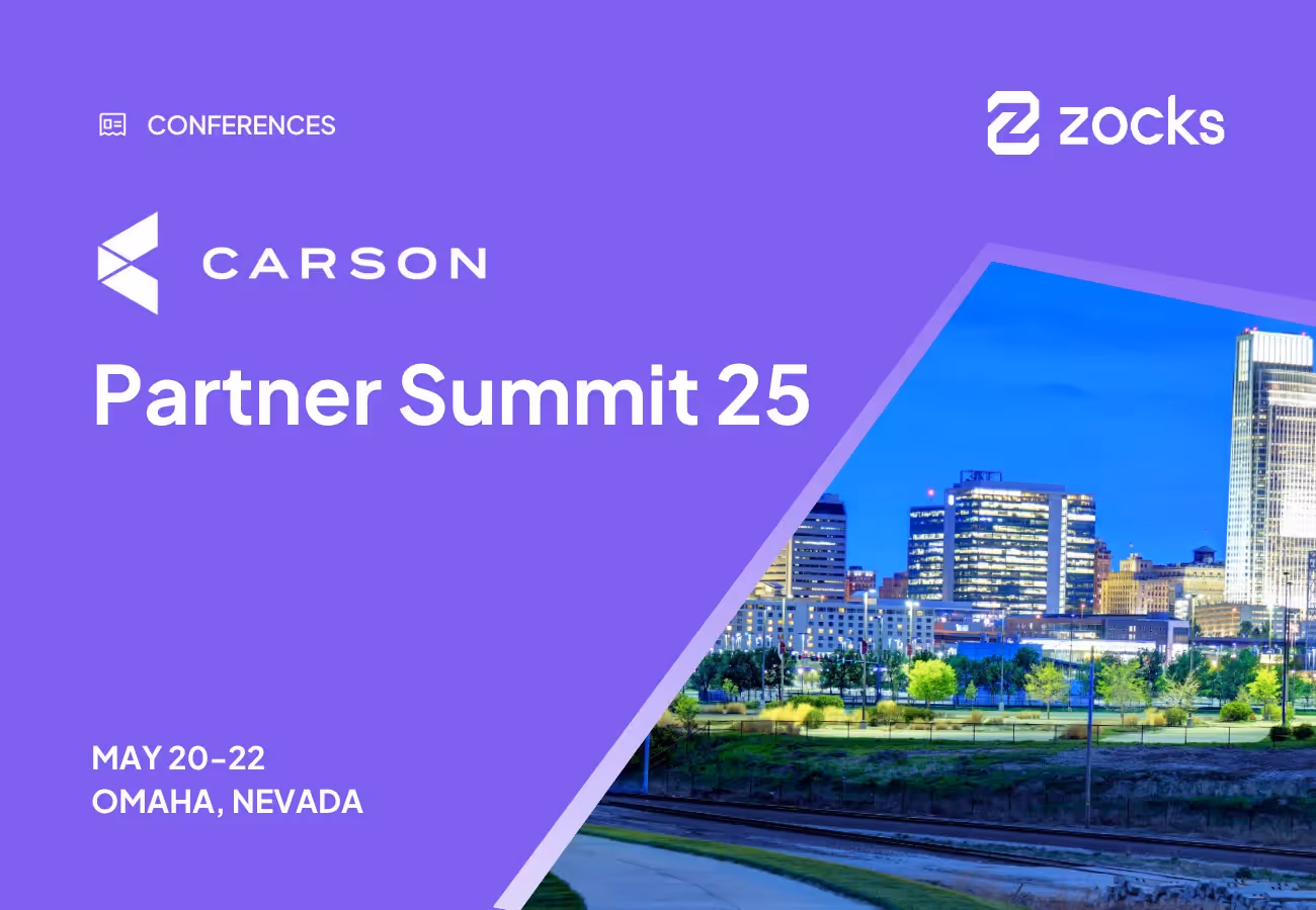 Zocks at Carson’s Partner Summit 2025