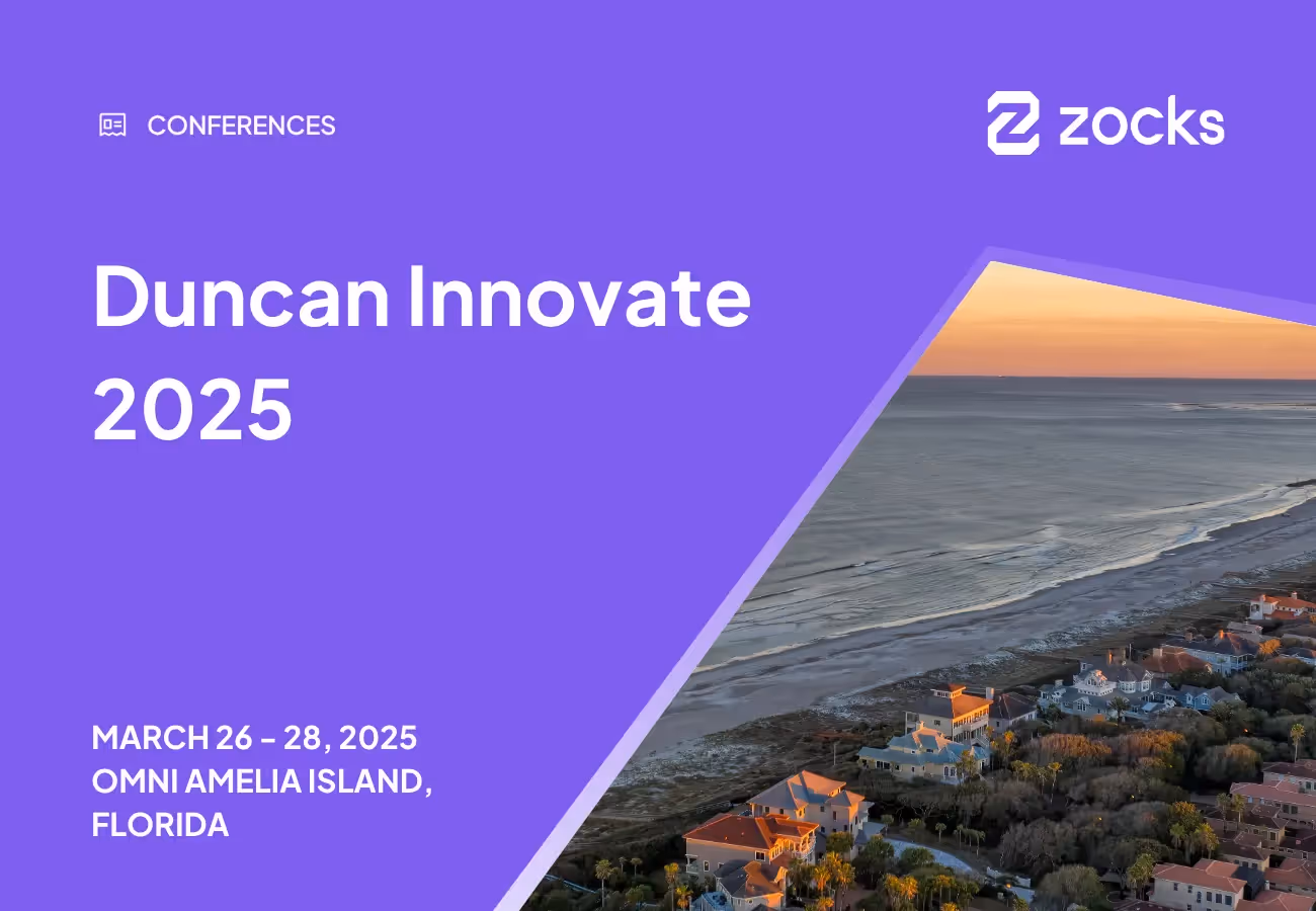 Zocks at Duncan Innovate 2025