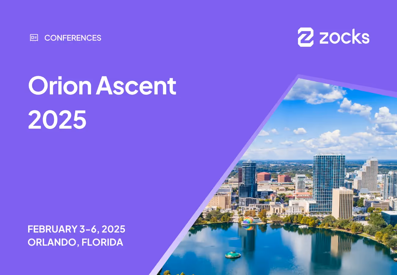 Zocks at Orion Ascent 2025