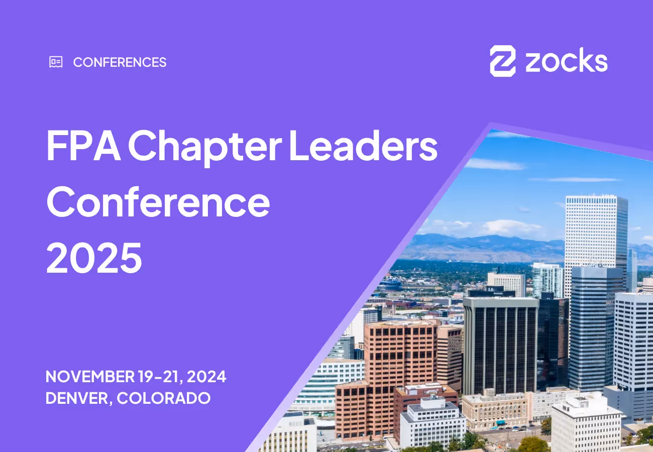 Zocks at the FPA Chapter Leaders Conference