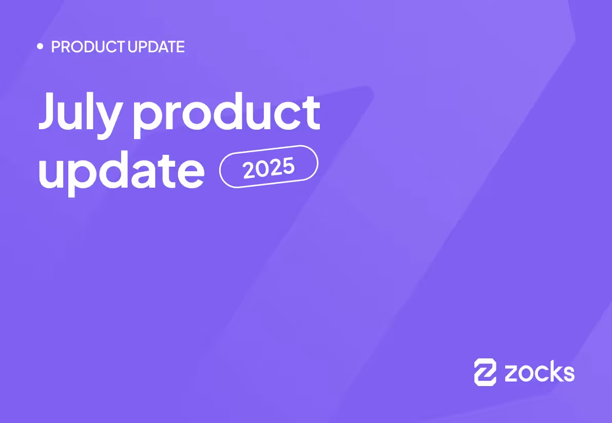 July 2025 Product Update