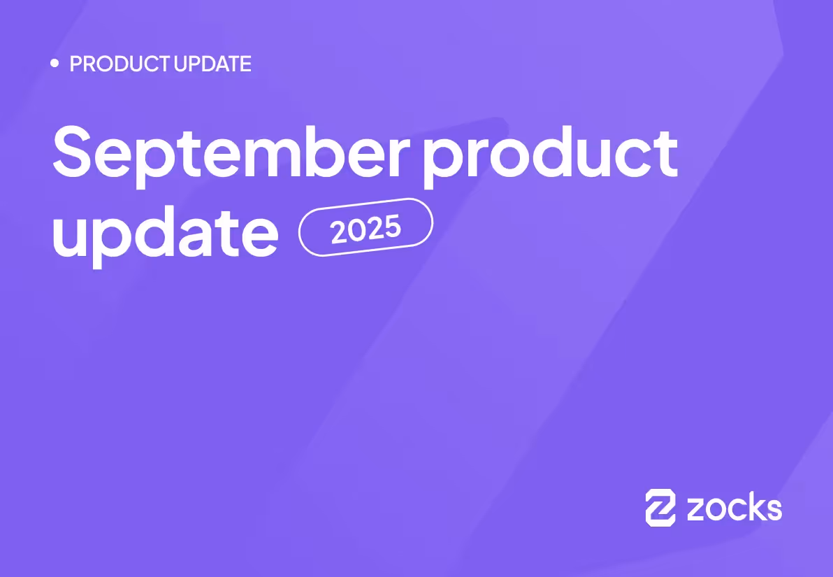 September 2025 Product Update