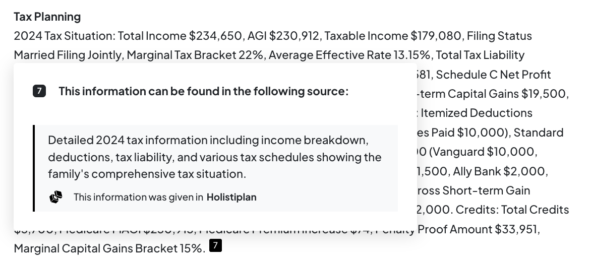 Two-way data sync between Holistiplan and Zocks