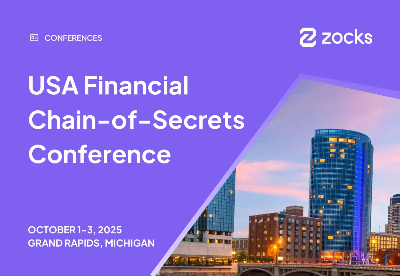 Zocks at USA Financial Chain-of-Secrets Advisor Conference