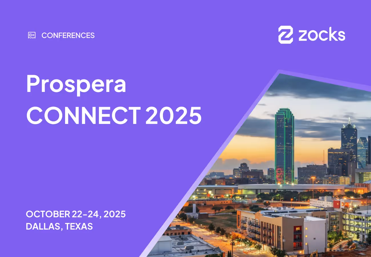 Zocks at Prospera CONNECT 2025